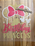 Load image into Gallery viewer, Birthday Princess DTF Transfer