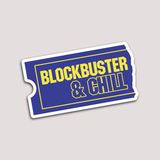 Load image into Gallery viewer, BLOCKBUSTER &amp; CHILL STICKER