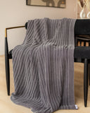 Load image into Gallery viewer, Brooklyn Organic Cotton Knit Throw Blanket