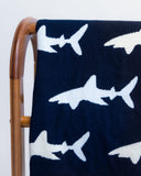 Load image into Gallery viewer, Bruce Organic Cotton Shark Baby and Kids Throw Blanket